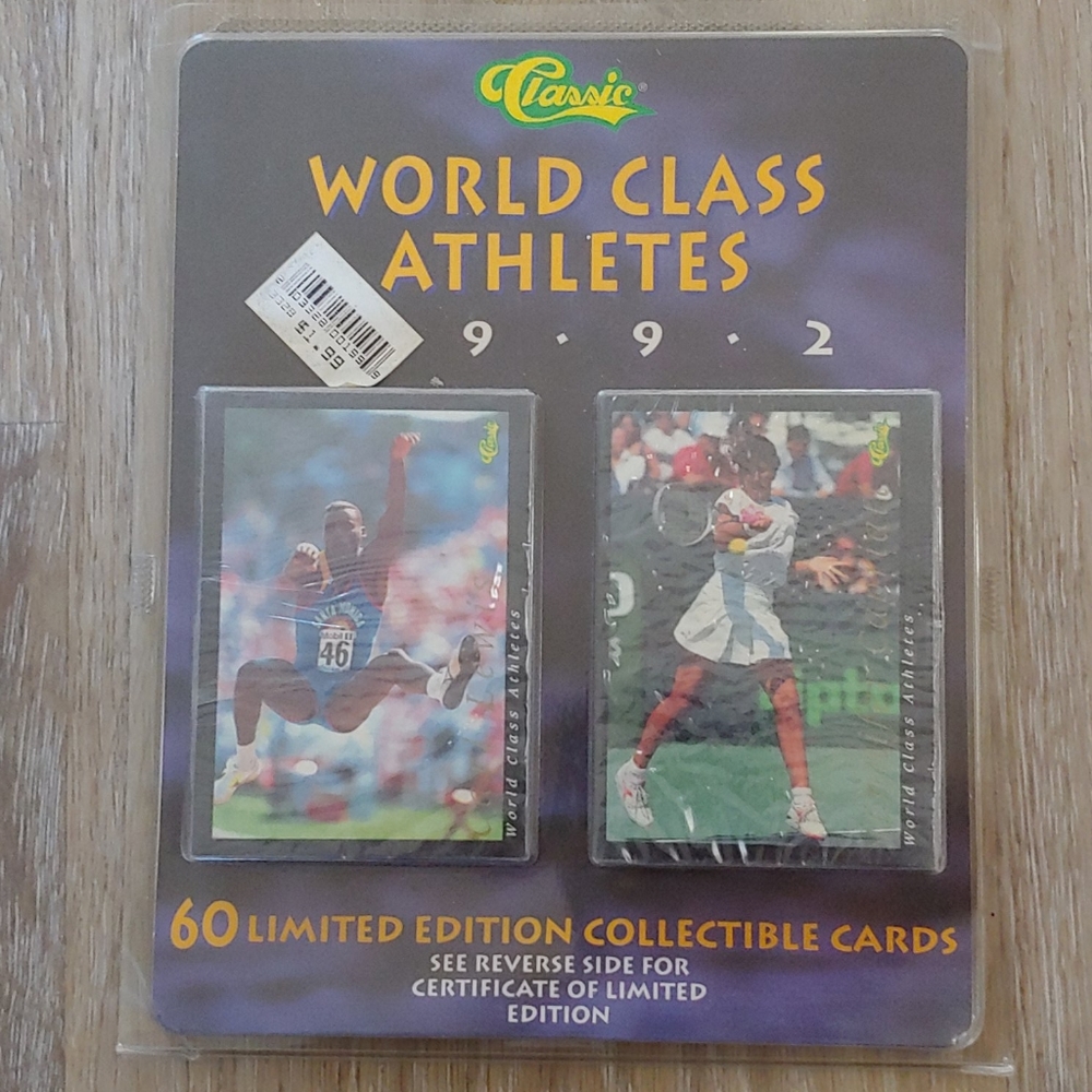 Classic 1992 World Class Athletes Trading Cards